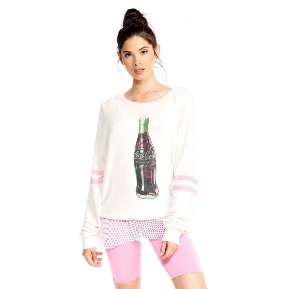 Wildfox Lip Tease Baggy Beach Jumper